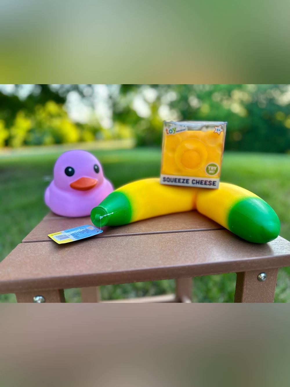 SET of 3 New Toymendous Viral Squishies Cheese Duck Banana
